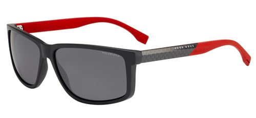 Hugo Boss lunettes de soleil 0833/Shws/3H hommes polarisées noir/gris