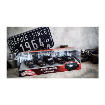 Pack de 5 voitures Majorette Black Edition Giftpack