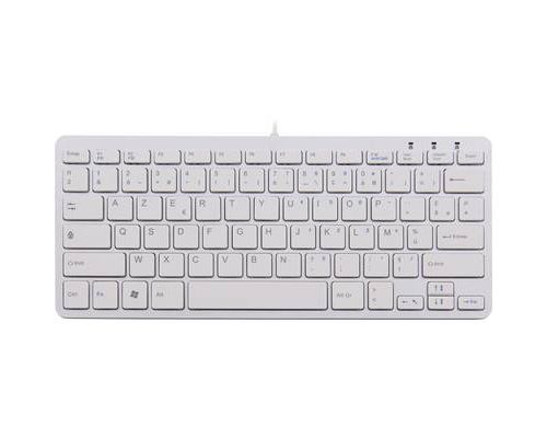R-GO Tools Compact (RGOECAYW) filaire Clavier français, AZERTY blanc