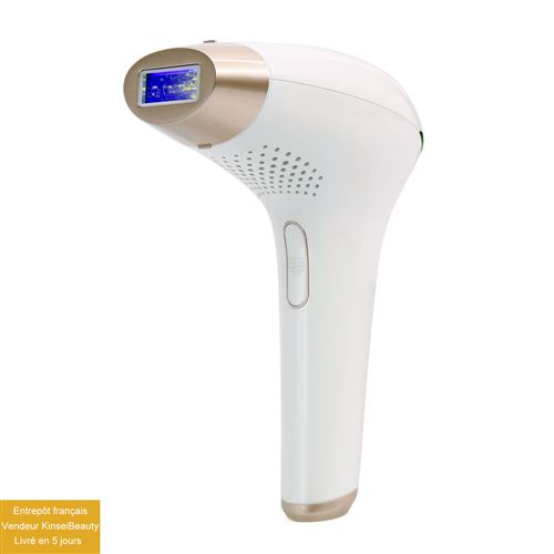 Epilateur Lumière Pulsée IPL KinseiBeauty Epilation Définitive - Or Blanc