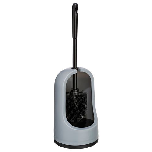 Brosse WC - Plastique - Gris