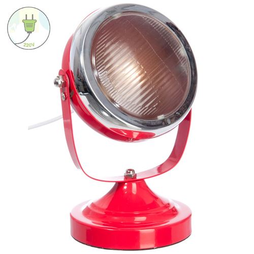 Luminaire en forme de Phare Rouge