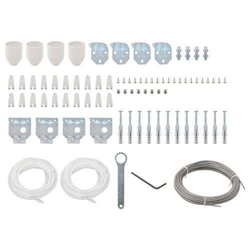 vidaXL Ensemble d'accessoires pour auvent 81 pcs