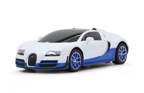 Rastar RC Bugatti Grand Sport Vitesse échelle 27 MHz 1:24 blanc