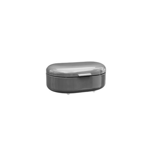 Boite à pain - 40 x 25 x 16,3 cm - Métal - Gris