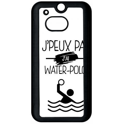 Coque htc m8 j peux pas j ai water polo 1