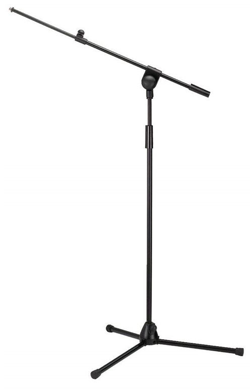 IMG Stage Line 23.2930 Pied Micro + Perche Orientable Noir