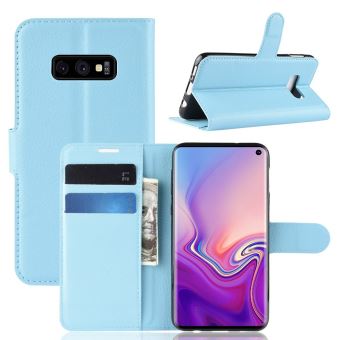 etui en pu bleu clair pour votre samsung galaxy s10 lite coque et etui telephone mobile achat prix fnac