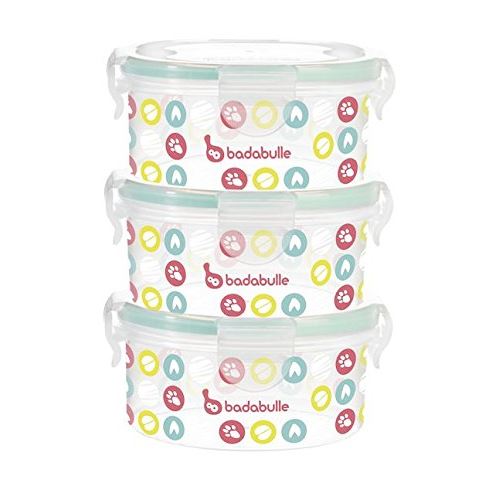 BADABULLE Pack de 3 Contenants 300 ml
