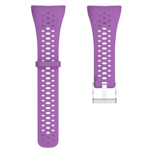 Bracelet de montre Compatible avec Polar M400/M430 20mm, Gel de silice - Violet