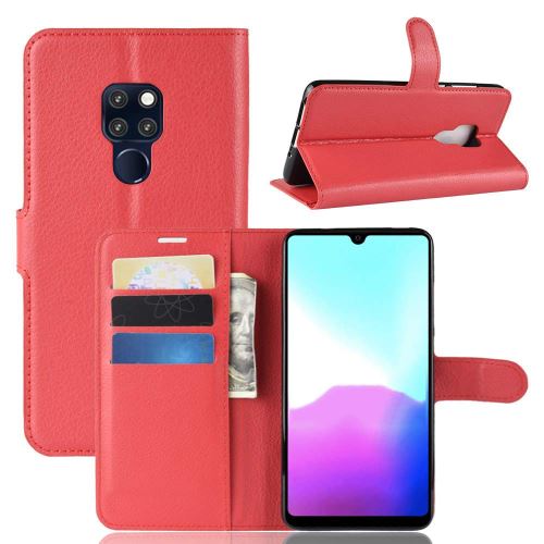 Etui Housse Portefeuille Pour Huawei Mate 20 - Rouge