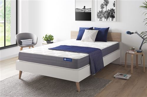 Actisom Matelas Latex Et Mémoire De Forme 180X200 Cm 5Zones De Confort