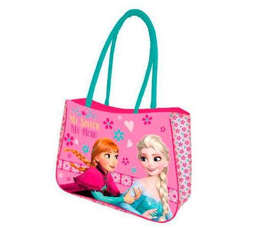 Sac de plage Frozen Disney Sisters Queens 50x34cm
