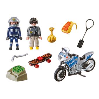 Playmobil City Action 70502 Motard de police et voleur