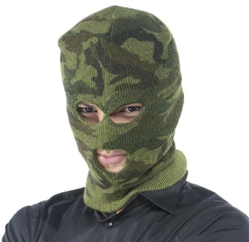 Cagoule militaire épaisse polyester extensible
