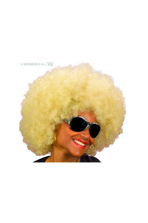 Perruque Afro Blond Deluxe
