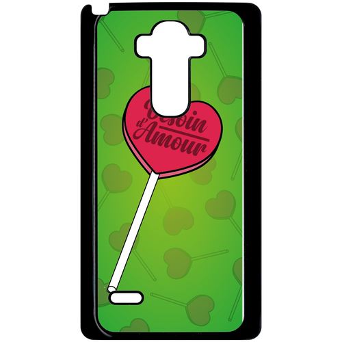 Coque Lg G4 Stylus Besoin Damour Fond Vert