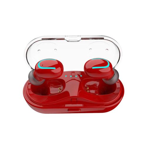 Ecouteurs HBQ-Q13S Bluetooth 5.0 Oreillettes Sans Fil Sport Rouge
