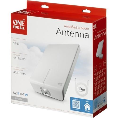 Antenne One for All SV 9455 Blanc - Accessoire TV vidéo - Achat & prix |  fnac