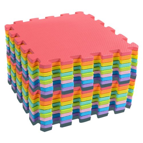 Tapis de jeu multicolore pour tapis de jeu d'exercices de puzzle Tapis de sol en mousse EVA MK2708