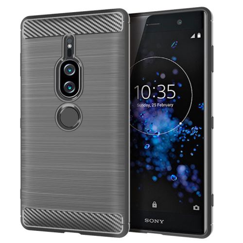 Etui Coque de protection durable souple pour Sony Xperia XZ2 Premium - Gris