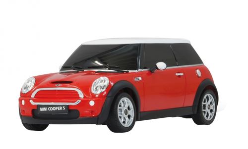 Rastar RC Mini Cooper S boys 27 MHz 1:24 rouge