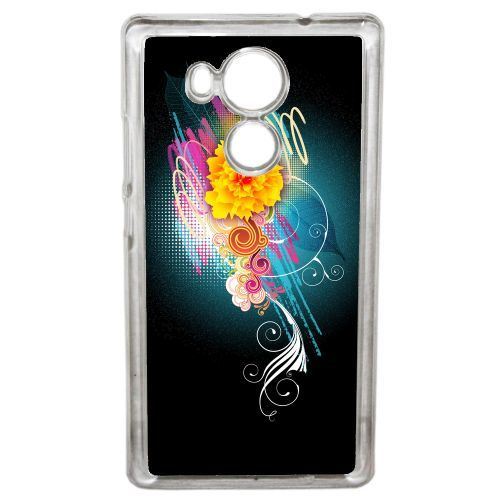 Coque flower vector designs compatible huawei mate 8 transparent
