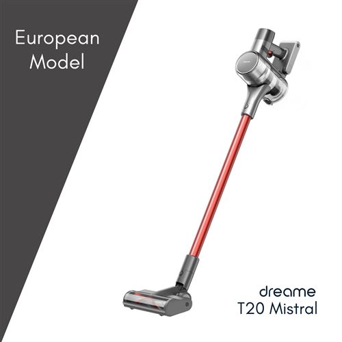 Dreame T20 Mistral, aspirateur sans fil, modèle européen, 125000 tr / min, avec écran LCD couleur et batterie amovible