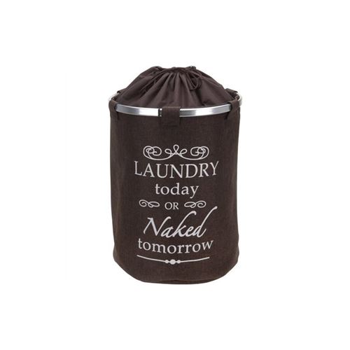 Sac à linge - Marron - 38 x 54 cm