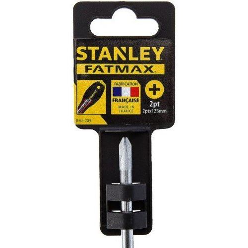Stanley 065209 Fatmax Tournevis Pointe Cruciforme 2 X 125Mm (Import Grande Bretagne)