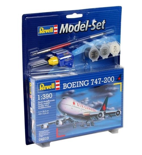 Revell 64210 Boeing 747-200 Air Canada Flugmodell Bausatz 1:390