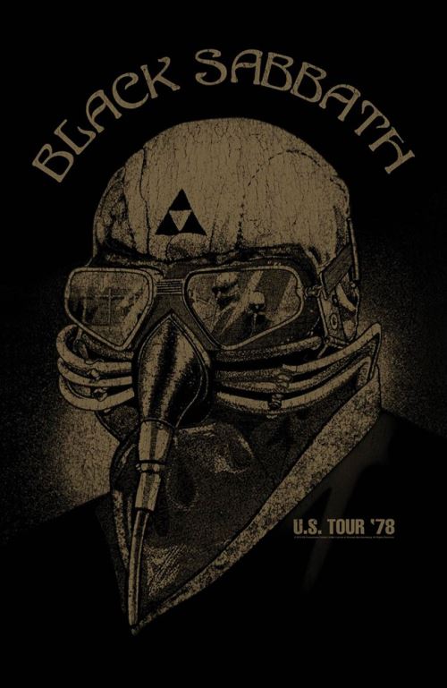 Drapeau Black Sabbath US Tour 78 66 x 105 cm