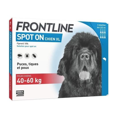 Meilleurs prix pour FRONTLINE Spot On chien 40-60kg - 6 pipettes