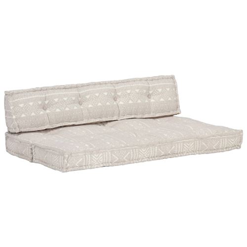 Chunhe Coussin de canapé palette Marron clair Tissu Patchwork AB287719