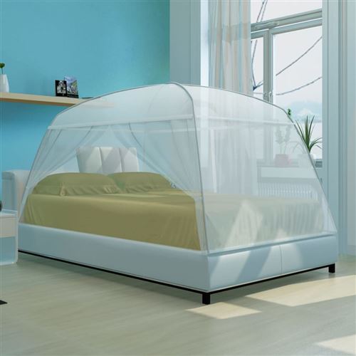 vidaXL Klamboe Mongolia met 2 deuren 200x120x130 cm wit