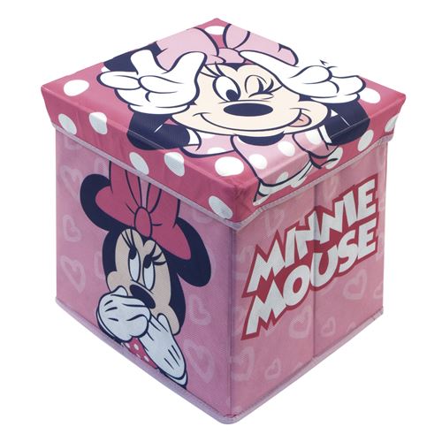 Siège Range-tout Textile 30x30x30cm de DISNEY-Minnie