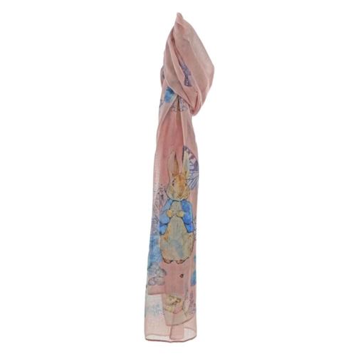 Écharpe rose de la collection Garden Party de Peter Rabbit