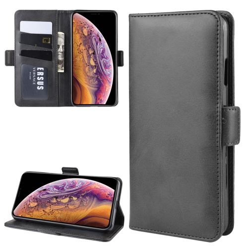 Etui coque en cuir Folio Portefeuille anti-choc pour Apple iPhone 11 Pro 5.8 - Noir