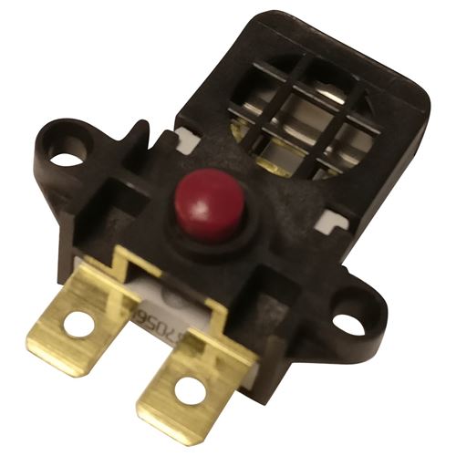 Thermostat sécurité réarmable Sèche-linge 64060063, 481928248221 CURTISS, FAR, BELLAVITA, HORN, SELECLINE, FRANGER, SEAWAY, CONTINENTAL EDISON, PROLINE, FUNIX, LISTO, URANIA, AYA, BLUESKY, GENERISS, SOGELUX - 295445