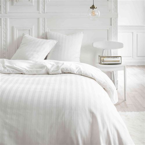 Parure de lit percale Today Constance chantilly 260x240