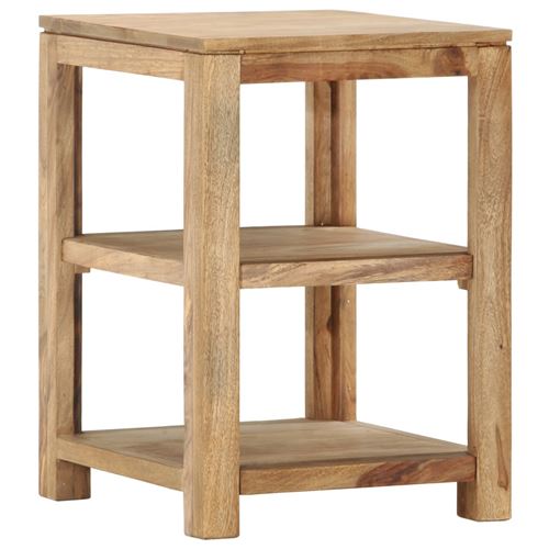 vidaXL Bibliothèque 2 niveaux 43x43x60 cm Bois de Sesham solide