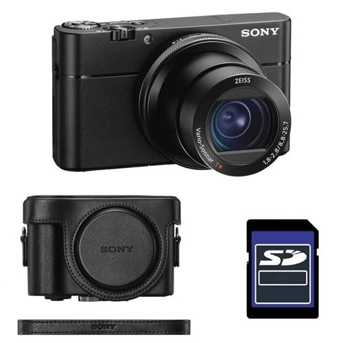 SONY compact expert dsc-rx100 va noir + etui + sd 4 go