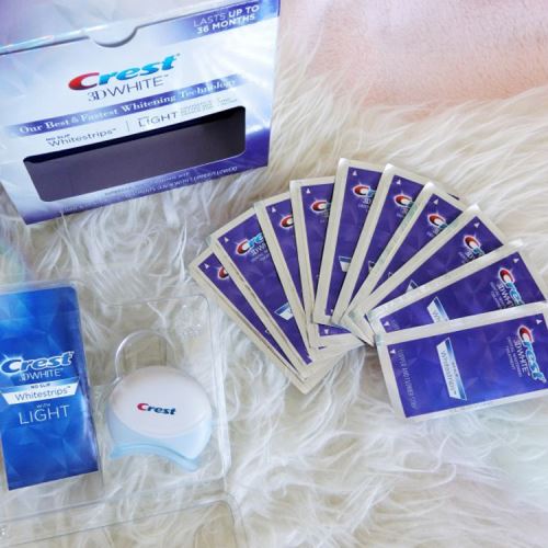 Ensemble De Blanchiment Des Dents Crest 3d White Whitestrips Avec