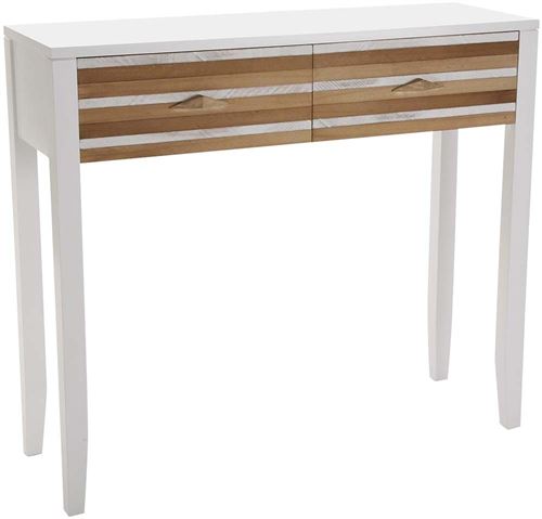 Versa - Console en bois 2 tiroirs zen