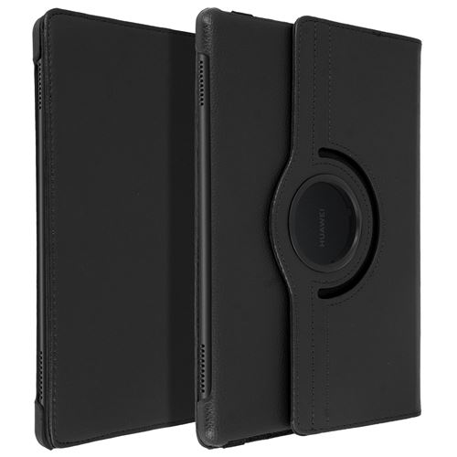 Avizar Étui pour Huawei Mediapad T5 10'' Housse Intégrale Support Rotatif 360° Noir