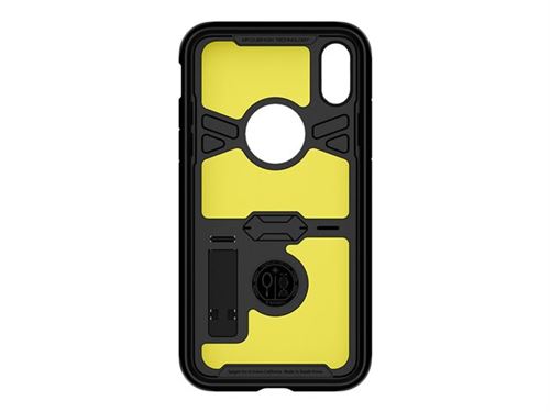 Spigen Tough Armor XP - Coque de protection pour téléphone portable - polycarbonate, polyuréthanne thermoplastique (TPU) - noir - pour Apple iPhone XR