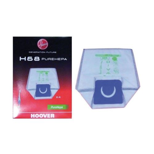 Pièces Détachées Aspirateur Hoover H68 Sacs X4 pour Aspirateur Candy- Hoover