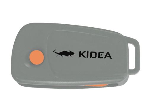 Kidea gomme à effacer dans son support 6,5 cm gris