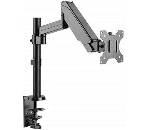 'Techly 102772 Support de bureau pour moniteur 17 - 32 avec ressort à gaz Noir