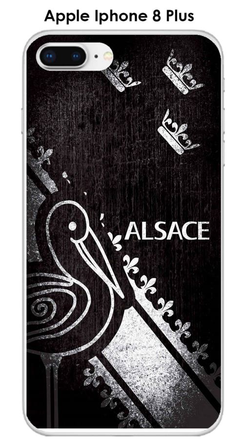 Coque Apple Iphone 8 PLUS design Alsace Forever